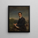 The Painter Alexandre Calame - Luigi Rubio — ingelijst kunstwerk aan de muur