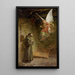 Vision of Saint Francis of Assisi - Luis Menéndez Pidal — framed artwork on a wall