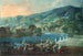 Vue van El Arenal in Bilbao - Luis Paret y Alcázar — weergave van het kunstwerk