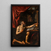 Sint Hiëronymus in boetedoening in zijn studeerkamer - Luis Tristán — ingelijst kunstwerk aan de muur