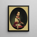 Cristina de Roncali et Gaviria la Petite Marquise de Roncali - Luis de Madrazo y Kuntz — ingelijst kunstwerk aan de muur