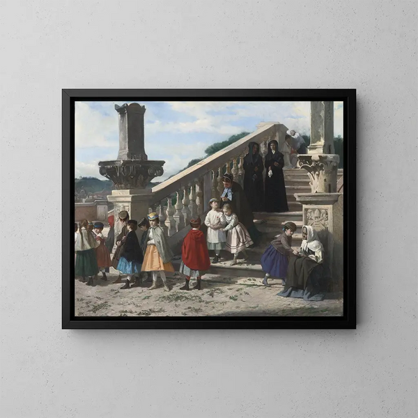Zondagsuitstap - Luis Álvarez Catalá — ingelijst kunstwerk aan de muur