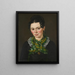 Crescentia Kirner née Knöpfle, the wife of the artist - Lukas Kirner — framed artwork on a wall