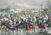 van Central Park in de winter, de ijsbaan - Lyman W Atwater — weergave van het kunstwerk