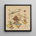 Lyrisch Lyrical - Wassily Kandinsky — ingelijst kunstwerk aan de muur