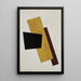 Composition - Lioubov Popova — ingelijst kunstwerk aan de muur