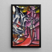Onbekend Titel - Lioubov Popova — ingelijst kunstwerk aan de muur