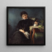 Madame Anna Seekamp, de zus van de kunstenaar - Bertha Wegmann — ingelijst kunstwerk aan de muur