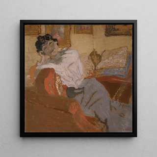 Mevrouw Hessel op de bank - Édouard Vuillard