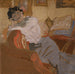 Madame Hessel op de bank - Édouard Vuillard — weergave van het kunstwerk
