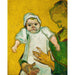 Reproductie van het schilderij Madame Roulin en haar baby - Vincent van Gogh