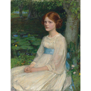 Mademoiselle Betty Pollock - John William Waterhouse | Reproduction Tableau Décoration murale affiche copie