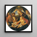 Madone van het Magnificat - Volgeling van Botticelli — ingelijst kunstwerk aan de muur
