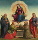 Madonna Delle Cintola met de heiligen Benoît, Thomas, François en Julien - Francesco Granacci — weergave van het kunstwerk