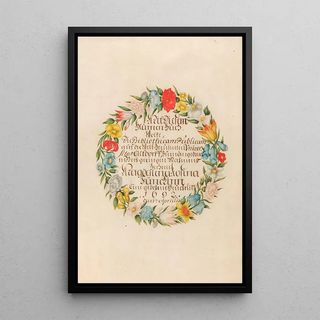 Magdelena Rosina Funck - Dedication page with date.webp