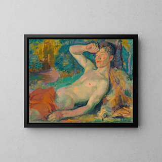 Faune s'éveillant - Magnus Enckell — ingelijst kunstwerk aan de muur