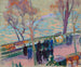 Bords de la Seine - Magnus Enckell — weergave van het kunstwerk