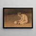 Jongen met schedel - Magnus Enckell — ingelijst kunstwerk aan de muur
