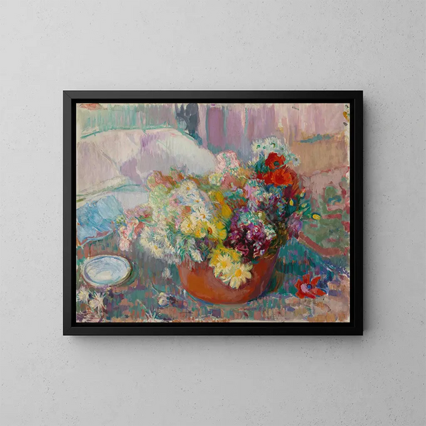 Bloemen - Magnus Enckell — ingelijst kunstwerk aan de muur