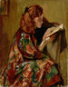 Meisje lezend - Magnus Enckell — weergave van het kunstwerk