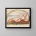 Esquisse pour l'œuvre Âge d'or - Magnus Enckell — ingelijst kunstwerk aan de muur