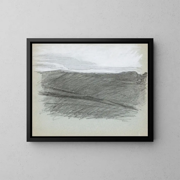 Maquette van huis - Magnus Enckell — ingelijst kunstwerk aan de muur