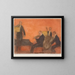 Muziek - Magnus Enckell — ingelijst kunstwerk aan de muur