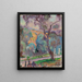 Uitzicht op het park vanaf San Remo - Magnus Enckell — ingelijst kunstwerk aan de muur