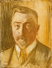 portret van de kamerheer Hjalmar Linder - Magnus Enckell — weergave van het kunstwerk