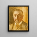 portret van de kamerheer Hjalmar Linder - Magnus Enckell — ingelijst kunstwerk aan de muur