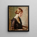Portret van Mevrouw Barbara Lagerborg - Magnus Enckell — ingelijst kunstwerk aan de muur
