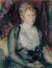 Portret van mevrouw Agda Viln - Magnus Enckell — weergave van het kunstwerk