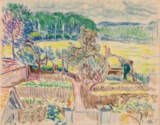 Tuin - Magnus Enckell — weergave van het kunstwerk