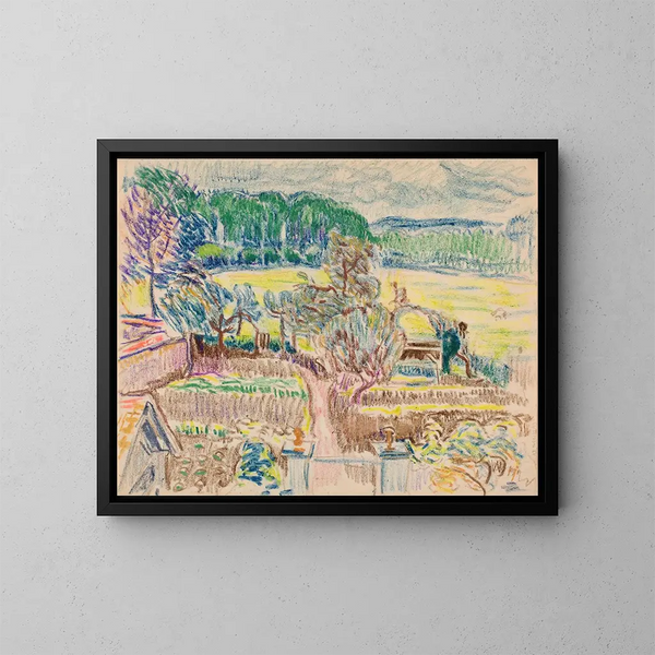 Tuin - Magnus Enckell — ingelijst kunstwerk aan de muur