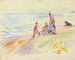 Landschap aan de kust - Magnus Enckell — weergave van het kunstwerk