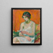 Vrouw in rok - Magnus Enckell — ingelijst kunstwerk aan de muur