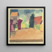 Landhuis vlakbij Fribourg - Paul Klee — ingelijst kunstwerk aan de muur