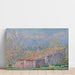 Reproductie van het schilderij van het huis van de tuinier in Antibes - Claude Monet