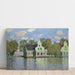 Reproductie van het schilderij Huizen aan de rivier Zaan - Claude Monet