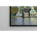Reproductie van het schilderij Huizen aan de rivier Zaan - Claude Monet