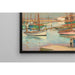 Reproductie van het schilderij Huizen aan de haven op het eiland Yeu - Henri Lebasque