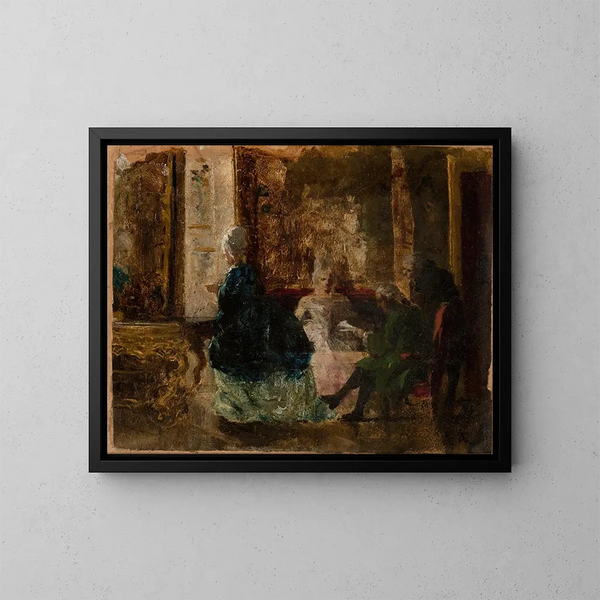 scène de costume - Maksymilian Gierymski — ingelijst kunstwerk aan de muur