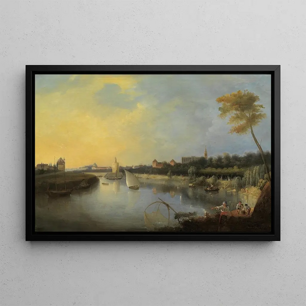 Manuel Barrn - Escena De Sevilla A View Of Seville.webp