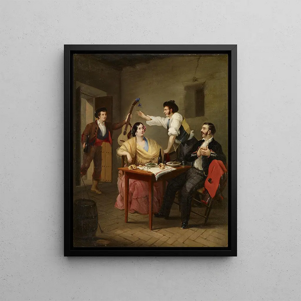 Manuel Cabral Aguado Bejarano - Singing at the Table.webp