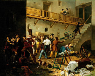 La Rixe - Manuel Cabral Aguado Bejarano — weergave van het kunstwerk
