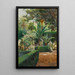 Un jardin à Séville - Manuel García y Rodríguez — ingelijst kunstwerk aan de muur