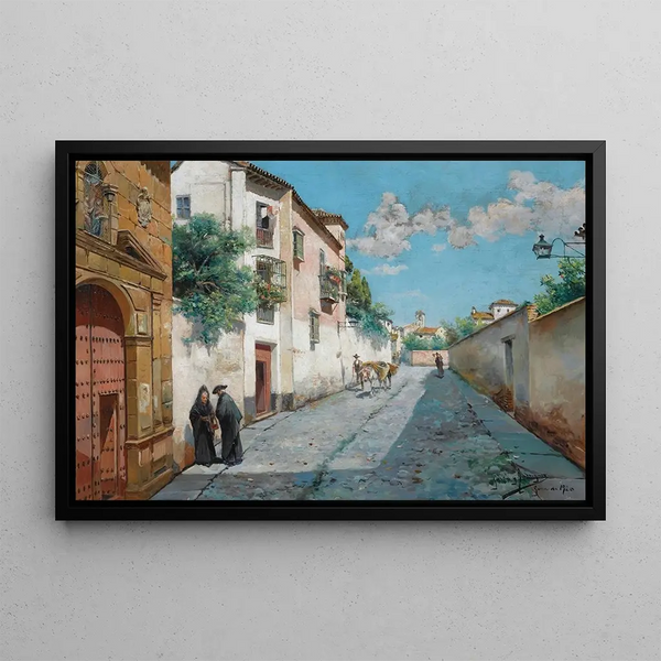 Manuel Garca y Rodrguez - Calle En Granada In The Street Granada.webp