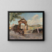 Ronde schilderij - Manuel García y Rodríguez — ingelijst kunstwerk aan de muur