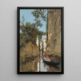 Manuel Ramrez Ibez - Ladies In A Gondola Venice.webp