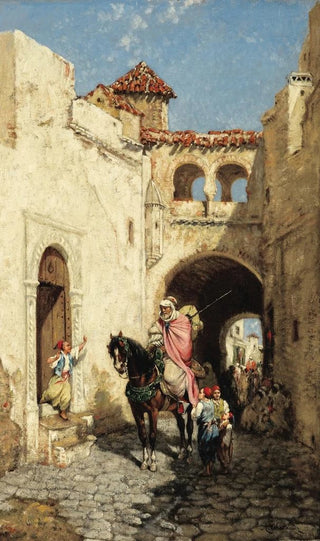 MarcAlfred Chataud - Street Scene in Algeria.webp